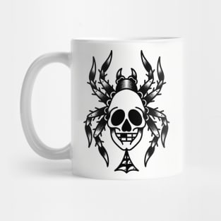 Skull spider tee Mug